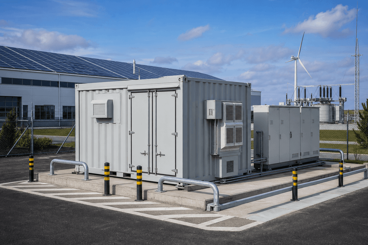 1MWh C&I Arbitrage LFP Container - Plug-and-Play Energy Storage deployed in an international application environment