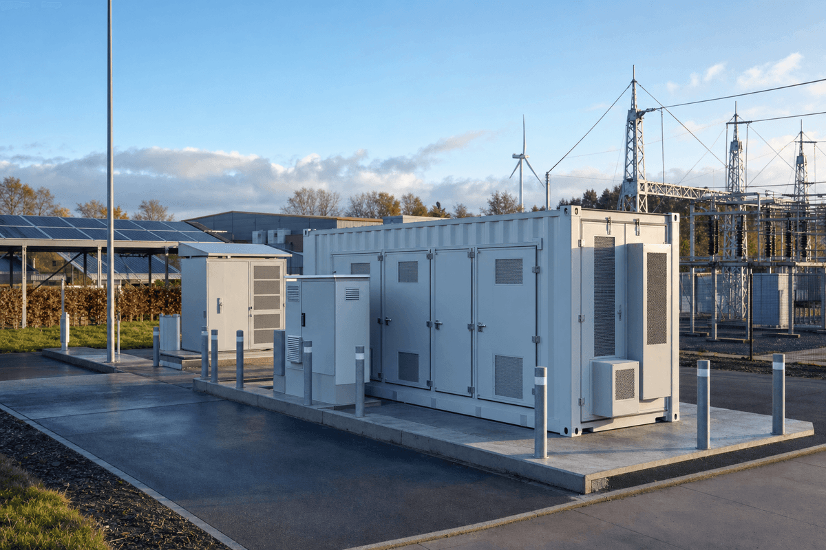 1MWh C&I Arbitrage LFP Container - Advanced Energy Arbitrage Solution deployed in an international application environment