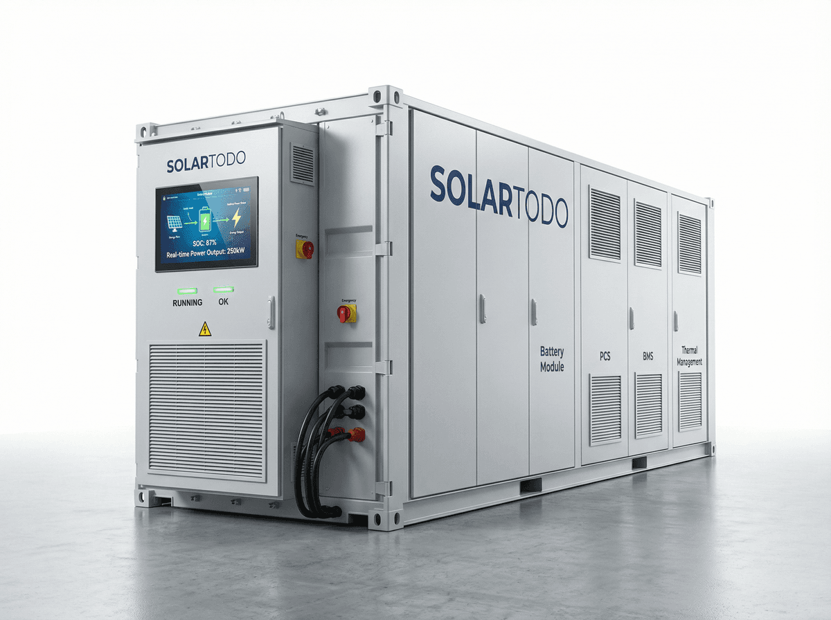 500kWh 제조 수요 요금 LFP BESS - 산업 피크 절감 솔루션 deployed in an international application environment