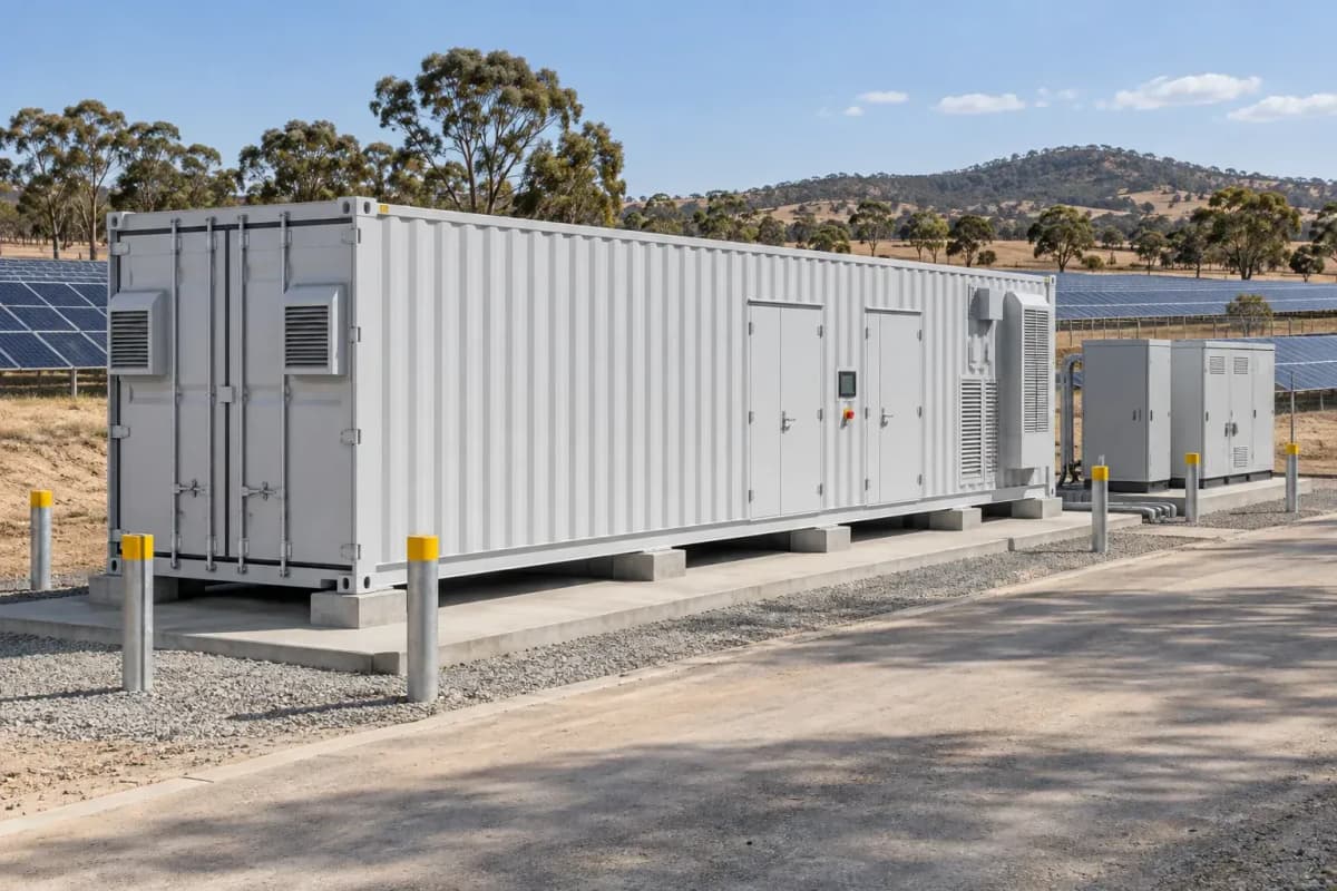 1.5MWh Renewable Firming LFP BESS - 3000kW Containerized Storage deployed in an international application environment