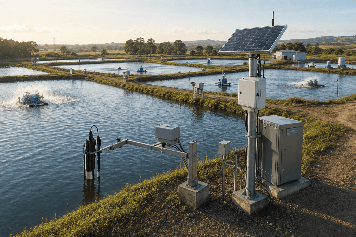 Smart Aquaculture & Fish Farm IoT Monitoring System - Real-Time Water Quality Control deployed in an international application environment
