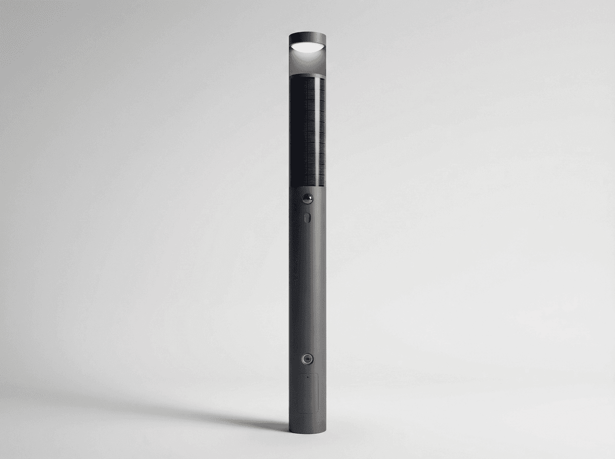 8m Poteau Intelligent Environnemental Campus/Parc - 5-en-1 deployed in an international application environment