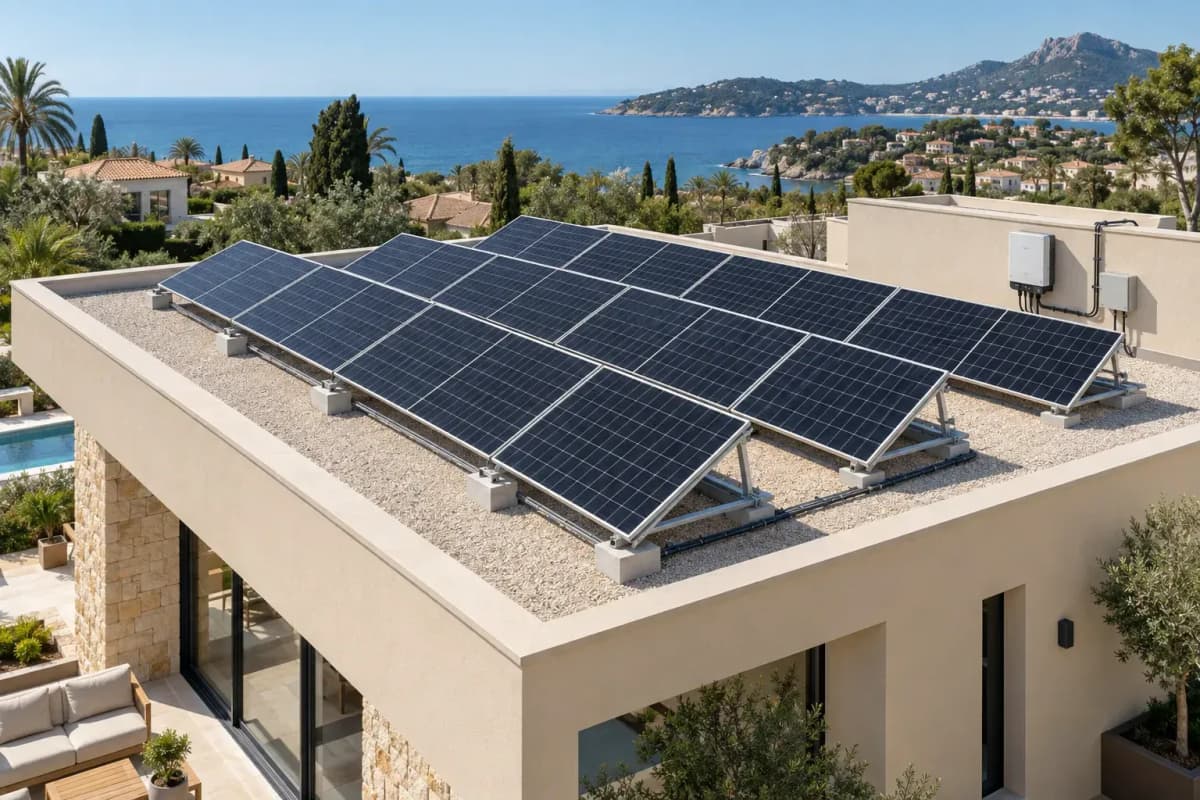10kW Residential Rooftop Mono-PERC Fixed PV System - 20 Degree Tilt deployed in an international application environment