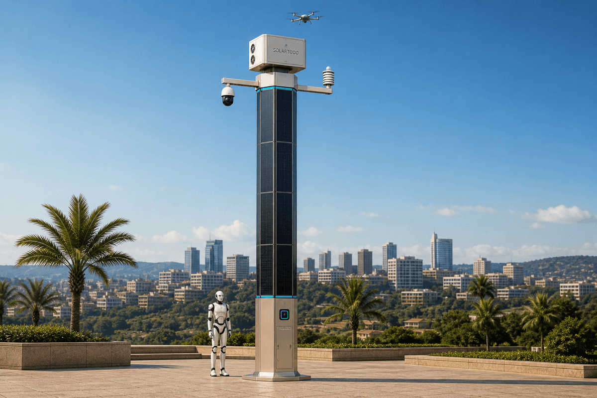Maintenir observables hors réseau les corridors de transit vallonnés de Kigali : configuration à 26 nœuds du SOLARTODO Sentinel City AI Pole