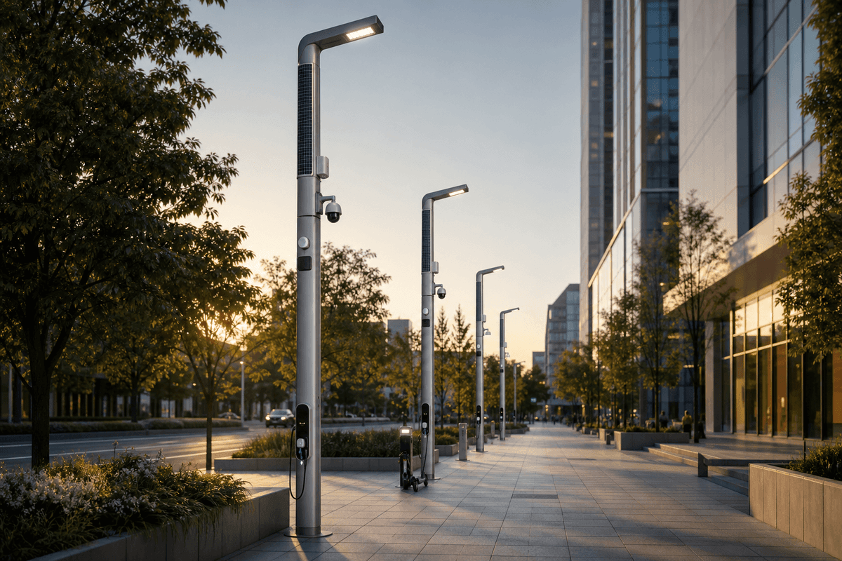 Estética de postes inteligentes e design urbano: integrando…