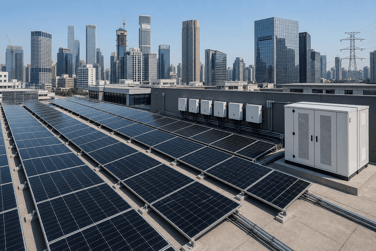 نظام طاقة شمسية على الأسطح للمباني التجارية | SOLARTODO