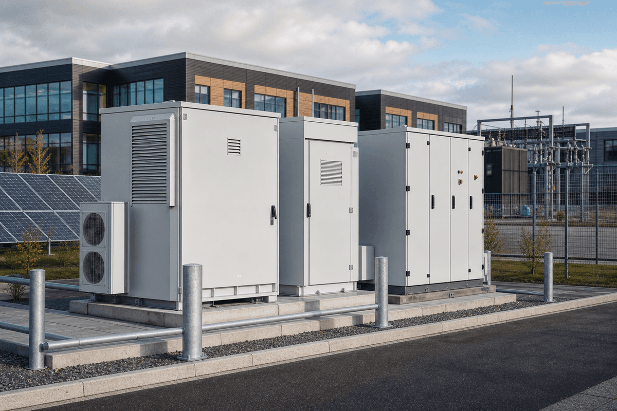100kWh Office Backup Power LFP - 4 Hours Autonomy with Seamless Grid Transfer deployed in an international application environment