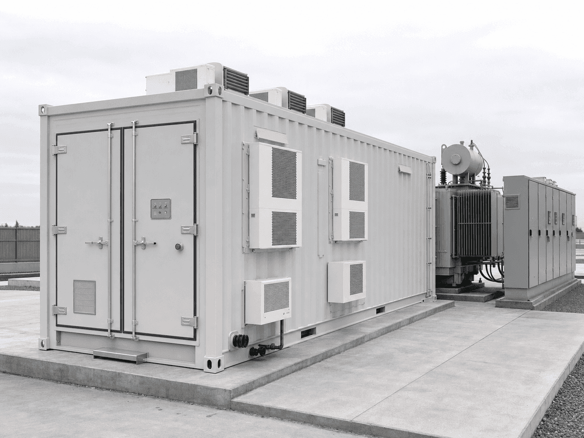10MWh 그리드 주파수 조정 BESS - 10MW/10MWh LFP 유틸리티 시스템 deployed in an international application environment