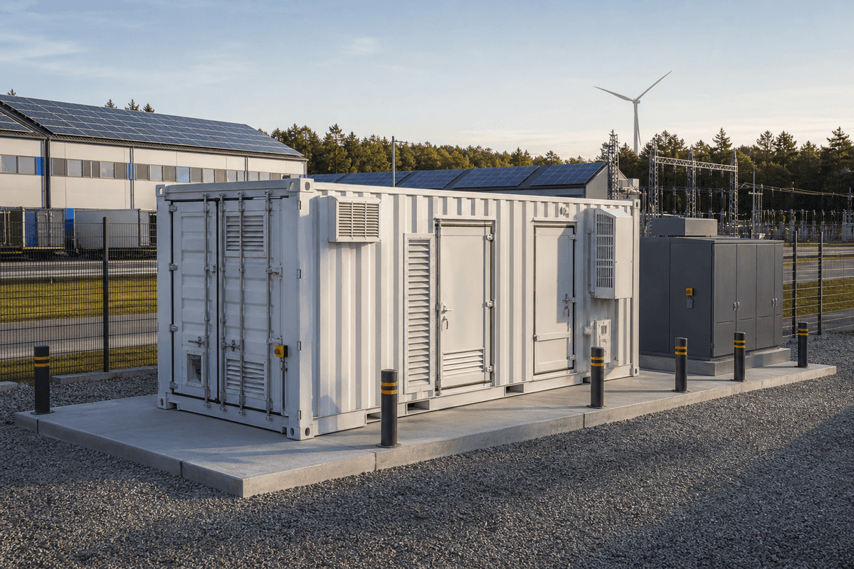 1MWh C&I Arbitrage LFP Container - High-Frequency Energy Trading System deployed in an international application environment