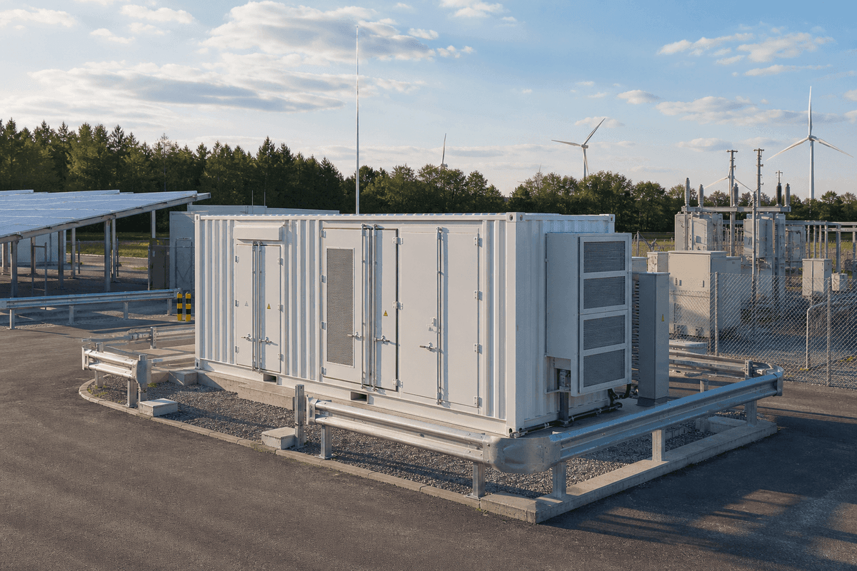 1MWh C&I Arbitrage LFP Container - High-Performance Energy Storage for Grid Arbitrage deployed in an international application environment