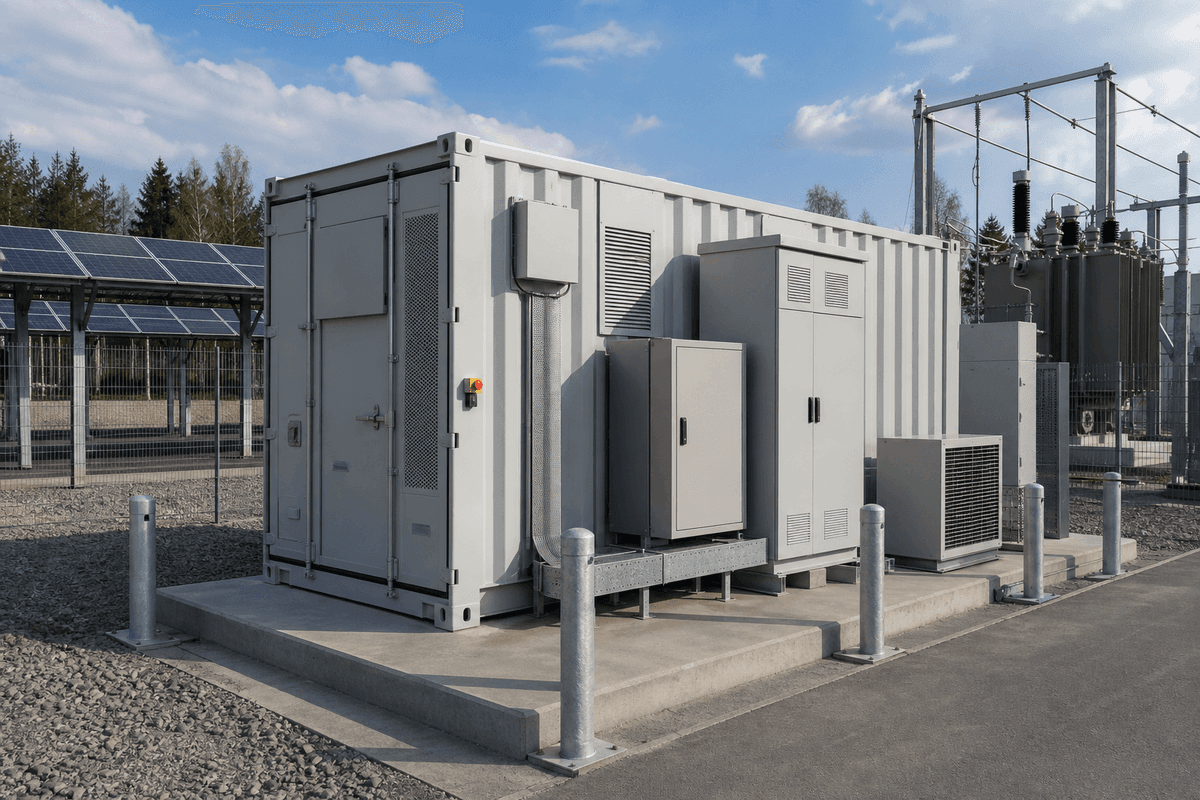 1MWh C&I Arbitrage LFP Container - High-Frequency Energy Trading System deployed in an international application environment