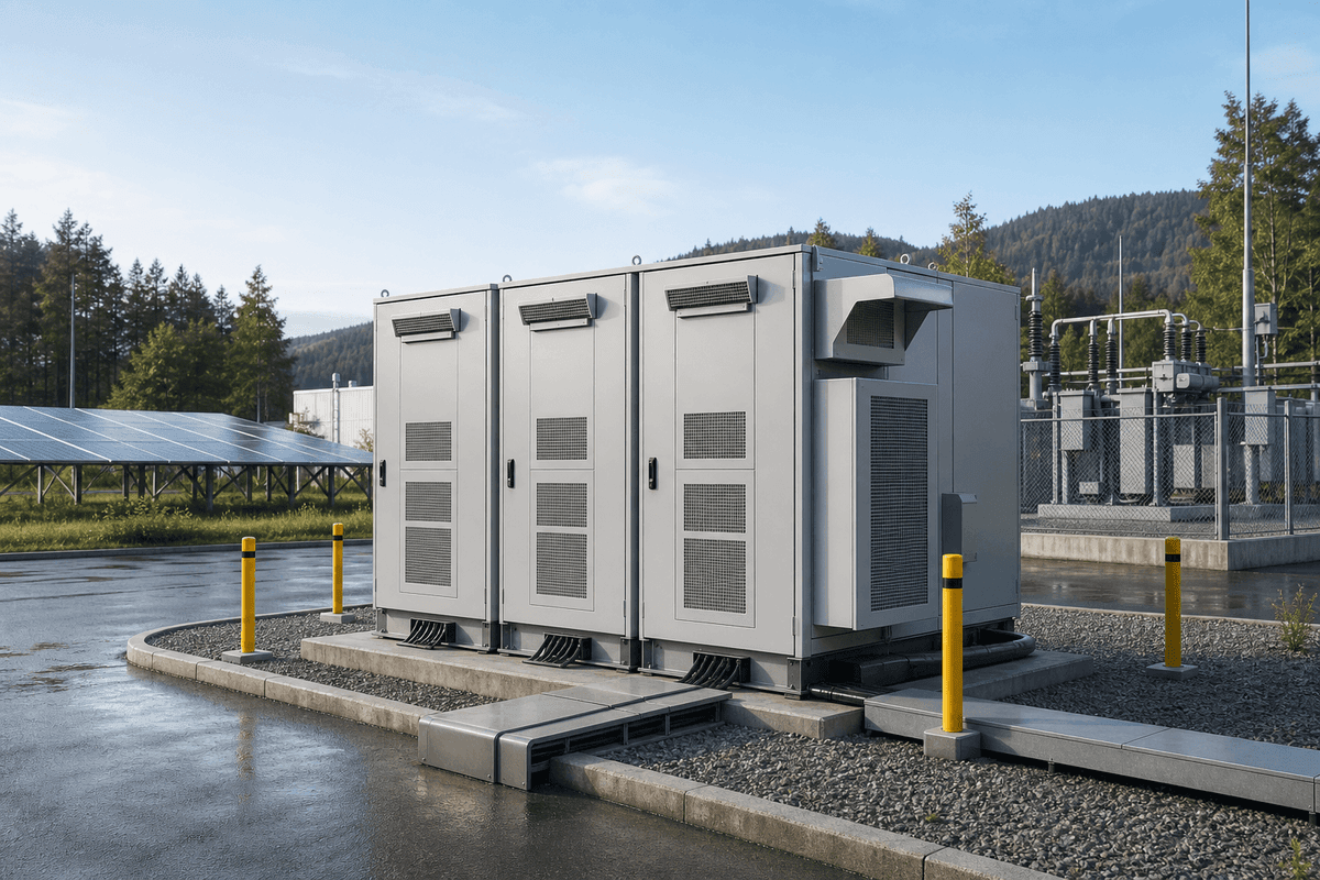 200kWh Hybrid LFP+Supercap High Power - Ultra-Fast Response Energy Storage deployed in an international application environment