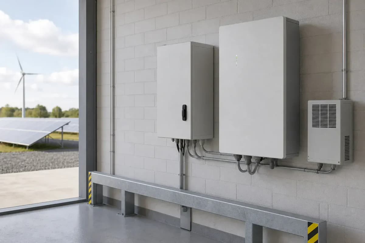 30kWh Backup Power LFP - 30kW Wall-Mount BESS deployed in an international application environment