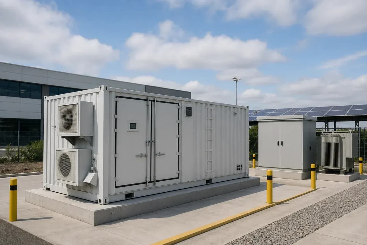 800kWh Commercial Complex LFP BESS - 800kW 20ft System deployed in an international application environment