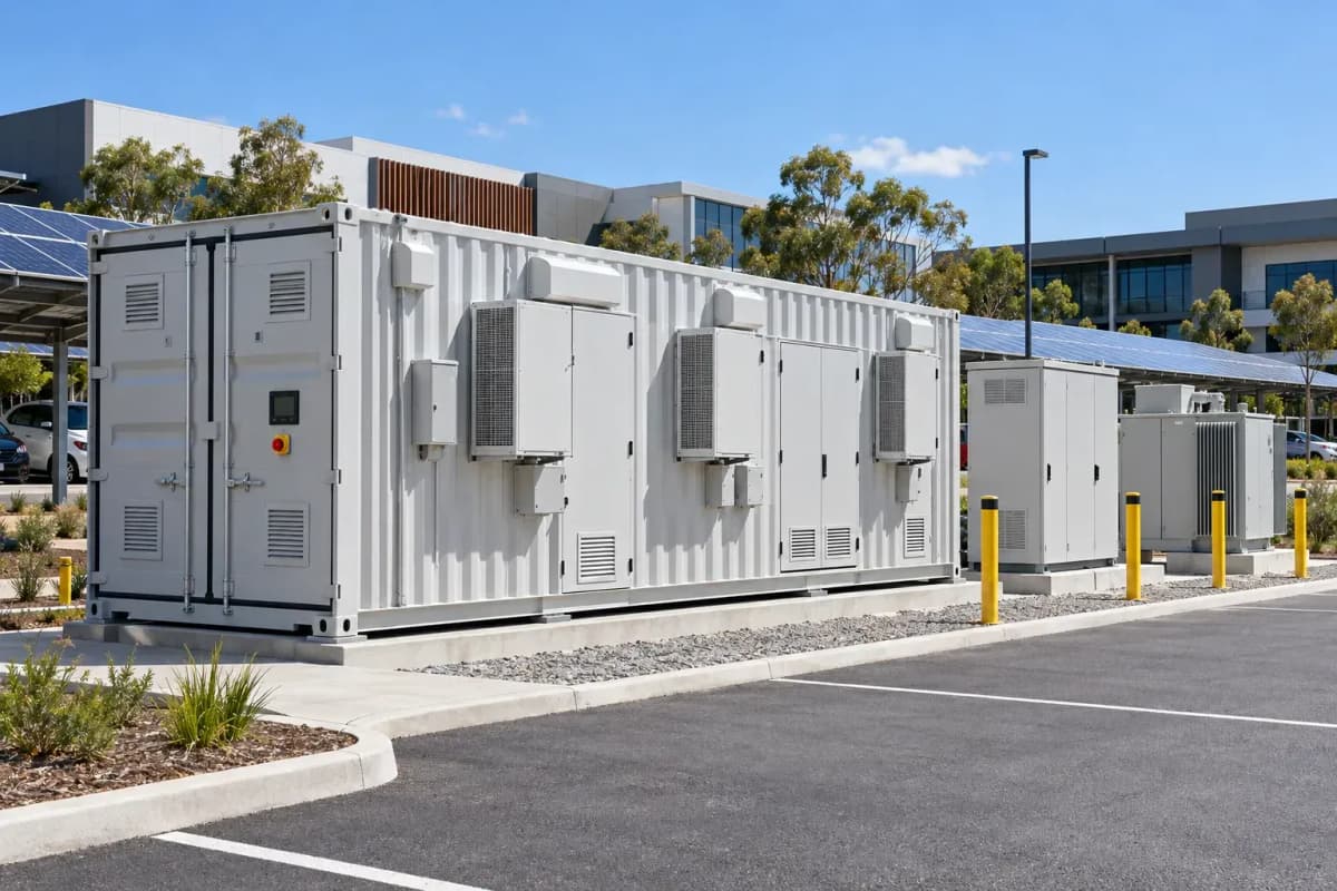 3MWh Commercial Complex Hybrid LFP+Supercap - 1,500kW Containerized BESS deployed in an international application environment