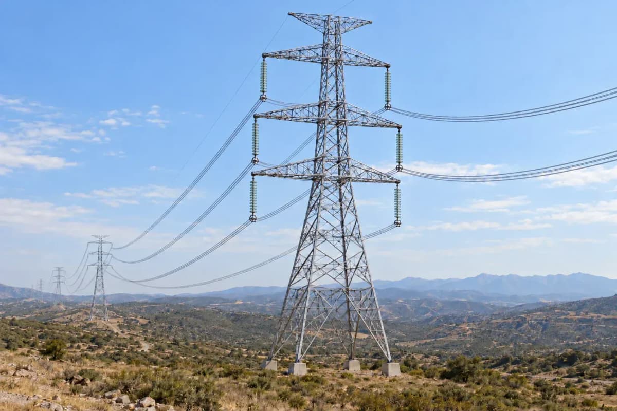 102m 1000kV Heavy Lattice Tangent Tower Slip-Joint - UHV Double-Circuit Transmission Structure deployed in an international application environment