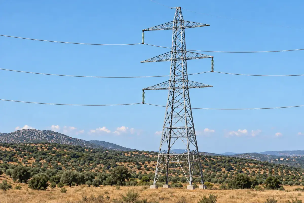 78m 500kV Heavy Lattice Tangent Tower Slip-Joint deployed in an international application environment