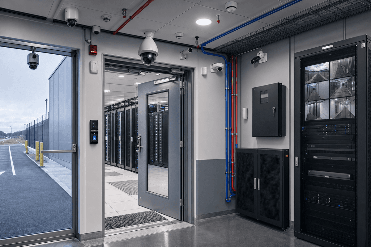 Data Center 32-Zone High Security - Multi-Layer Protection System deployed in an international application environment