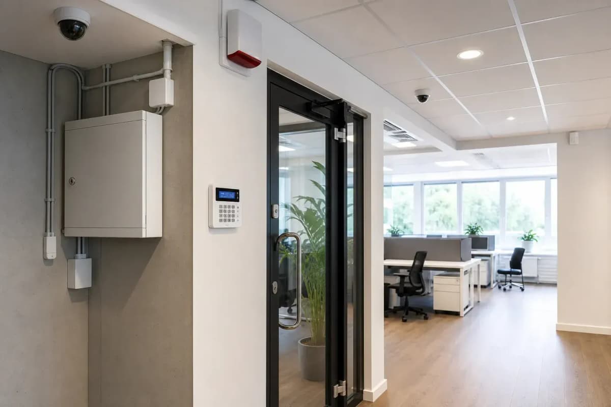 Small Office 8-Zone Grid - 8-Zone Self-Monitored Security deployed in an international application environment