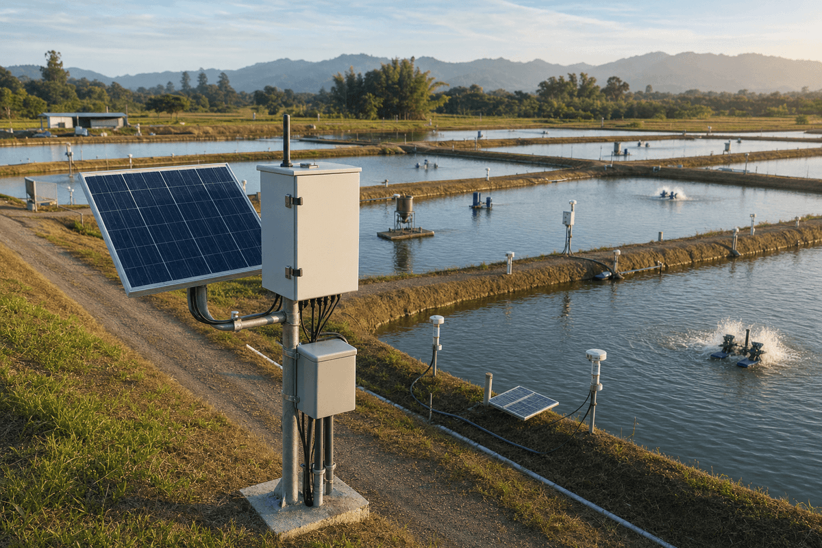 SOLARTODO S-AGRI-AQUA: Advanced IoT Monitoring & Control System for Aquaculture deployed in an international application environment