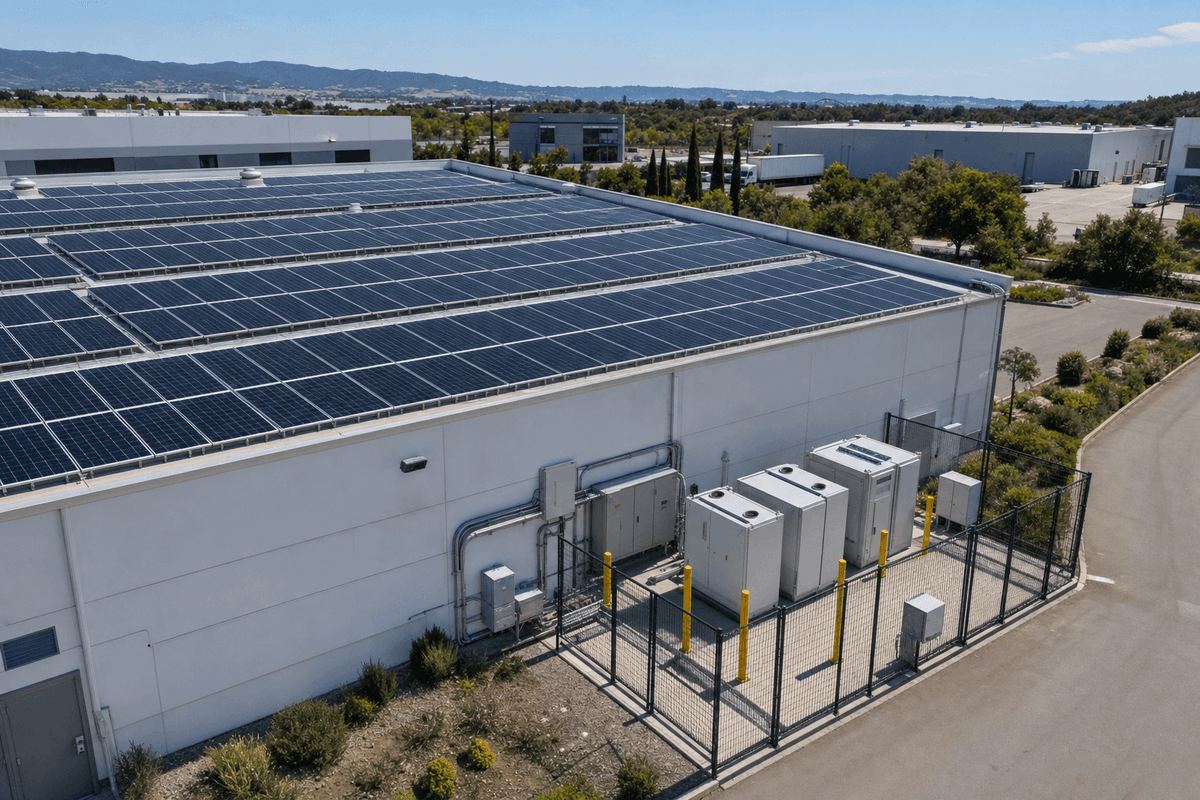 100kW + 200kWh Solar+Storage Commercial - Advanced TOPCon Technology deployed in an international application environment