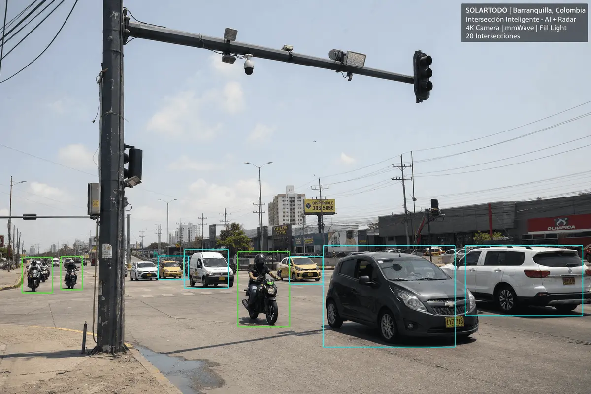 Analyse du marché des systèmes de gestion intelligente du trafic à Barranquilla : guide de configuration de poteaux 4-in-1 de 10m