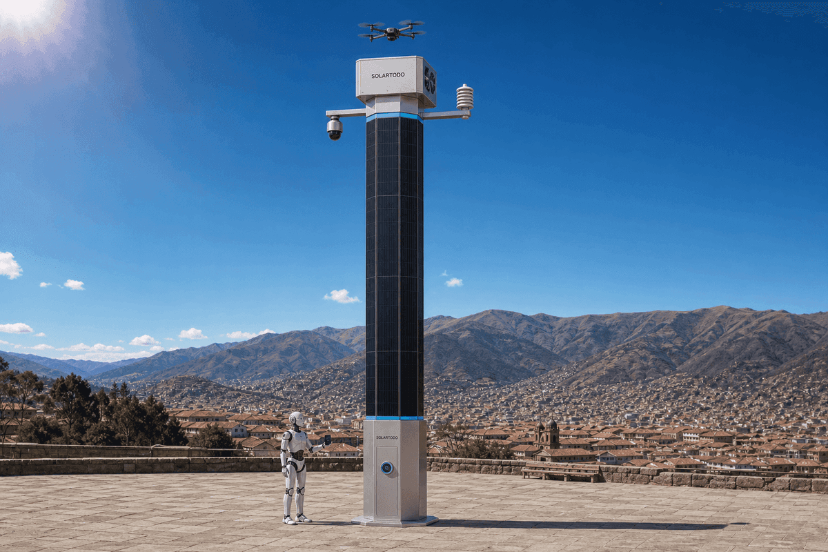 쿠스코의 고지대 유산 회랑: SOLARTODO Sentinel City AI Pole 89-노드 구성 가이드