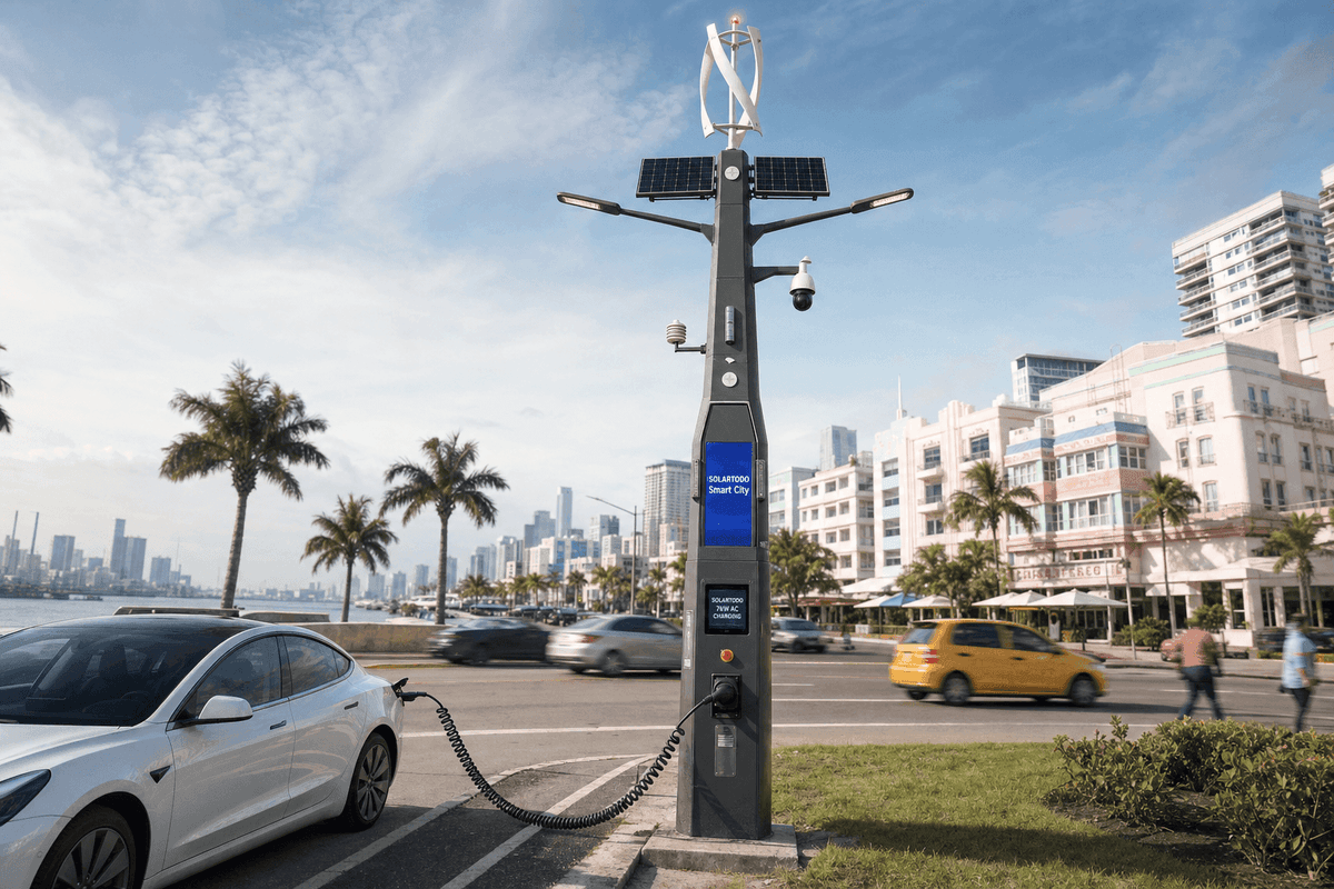 Douala Smart Streetlight Market Analysis: 138-Unit Hybrid 9m Configuration Guide for Urban Corridors