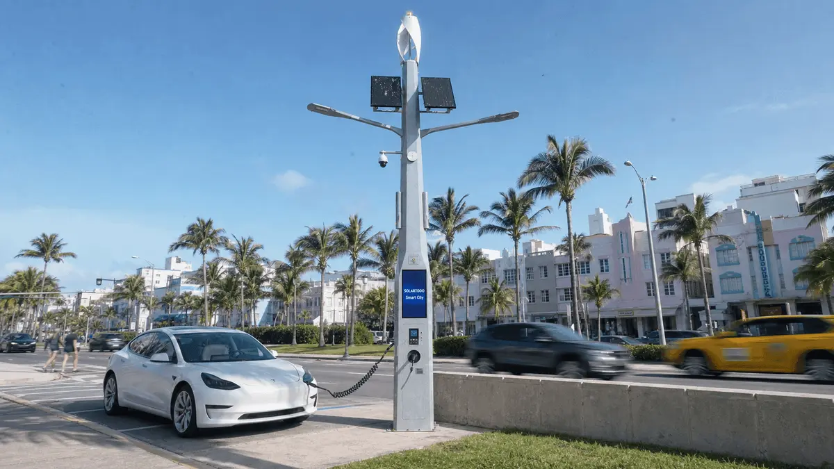 Análise do mercado de postes de iluminação inteligente em San Juan: guia de configuração híbrida de 57 unidades 12m