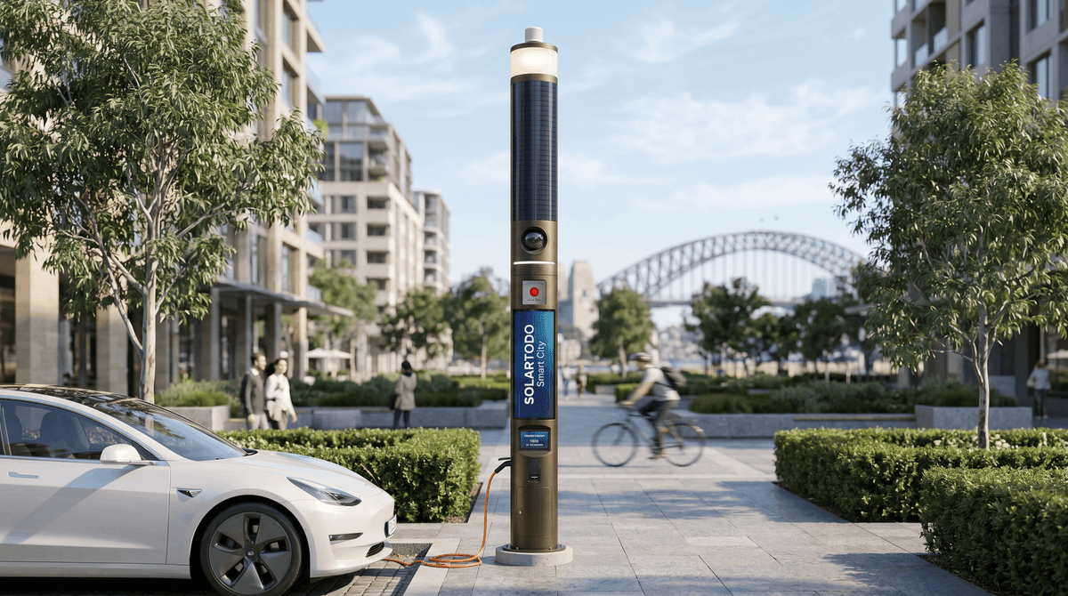 シドニー スマート街路灯 市場分析:Ø219mm フラッシュ一体型ポール構成ガイド