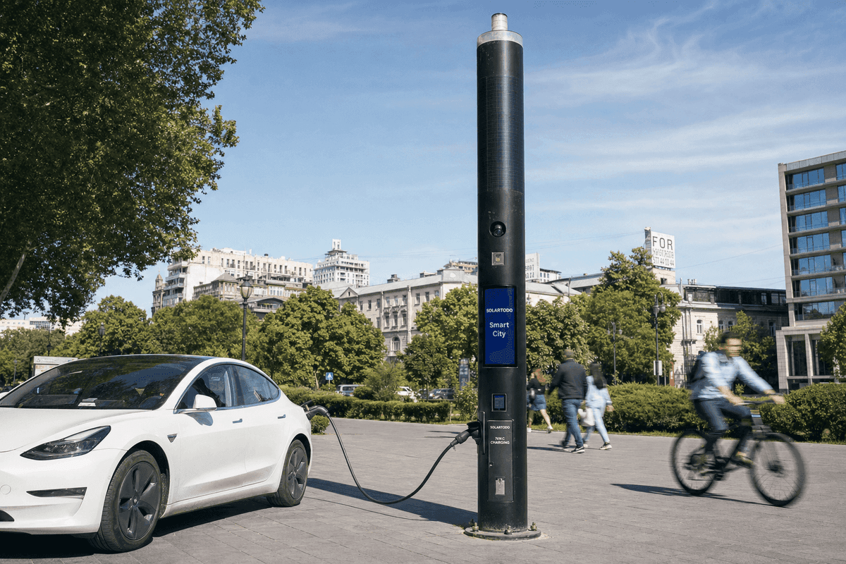 Análisis del mercado de Smart Streetlight en Tbilisi: configuración de 88 unidades con poste cilíndrico enrasado de 11m