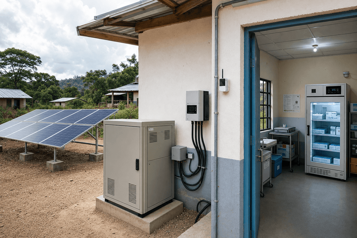 Refrigeração de cadeia fria com energia solar para clínicas rurais |…