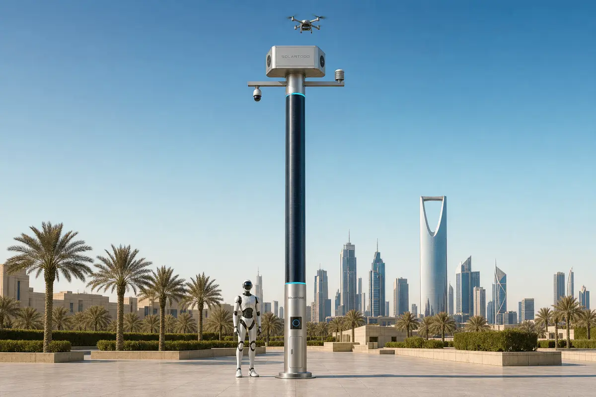 Drone-in-a-Box на умных уличных светильниках: как работают крышные док-станции…