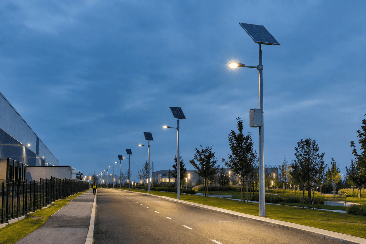 شركة تصنيع مصابيح شوارع تعمل بالطاقة الشمسية | SOLARTODO