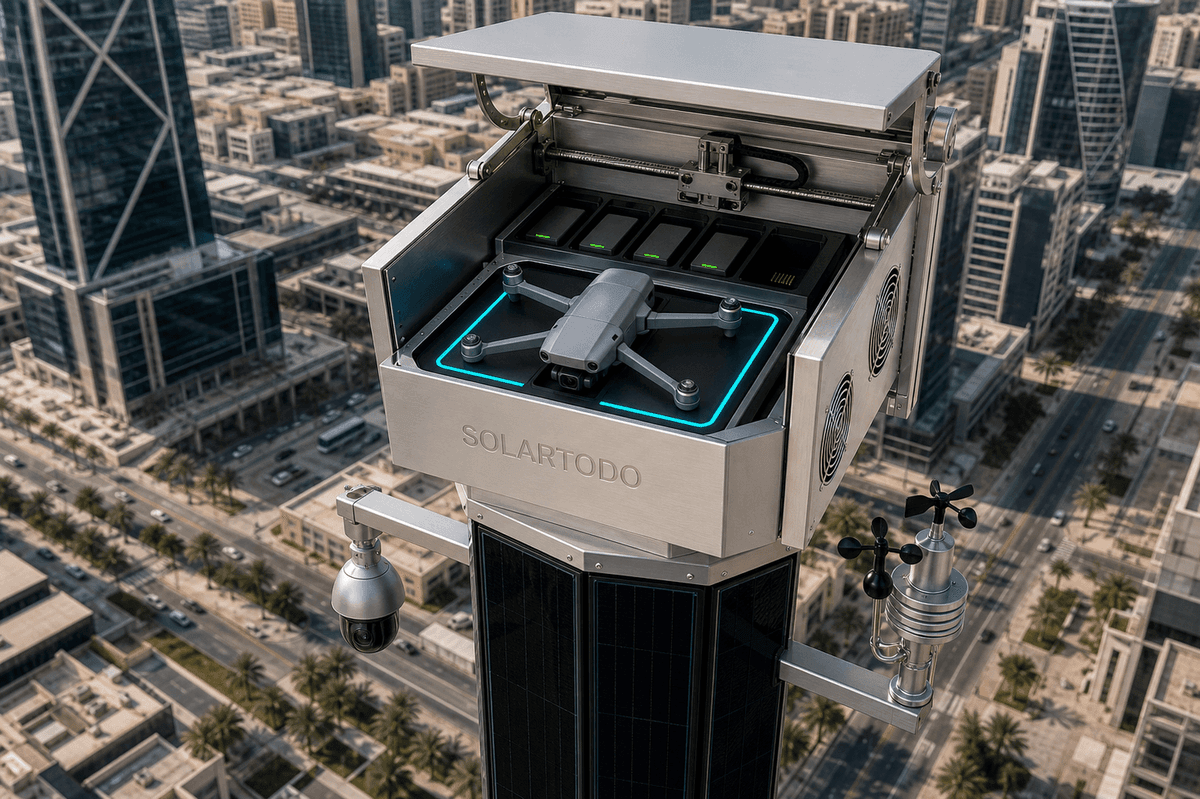 Smart City Drone Surveillance: Pole-Mounted Nests vs…