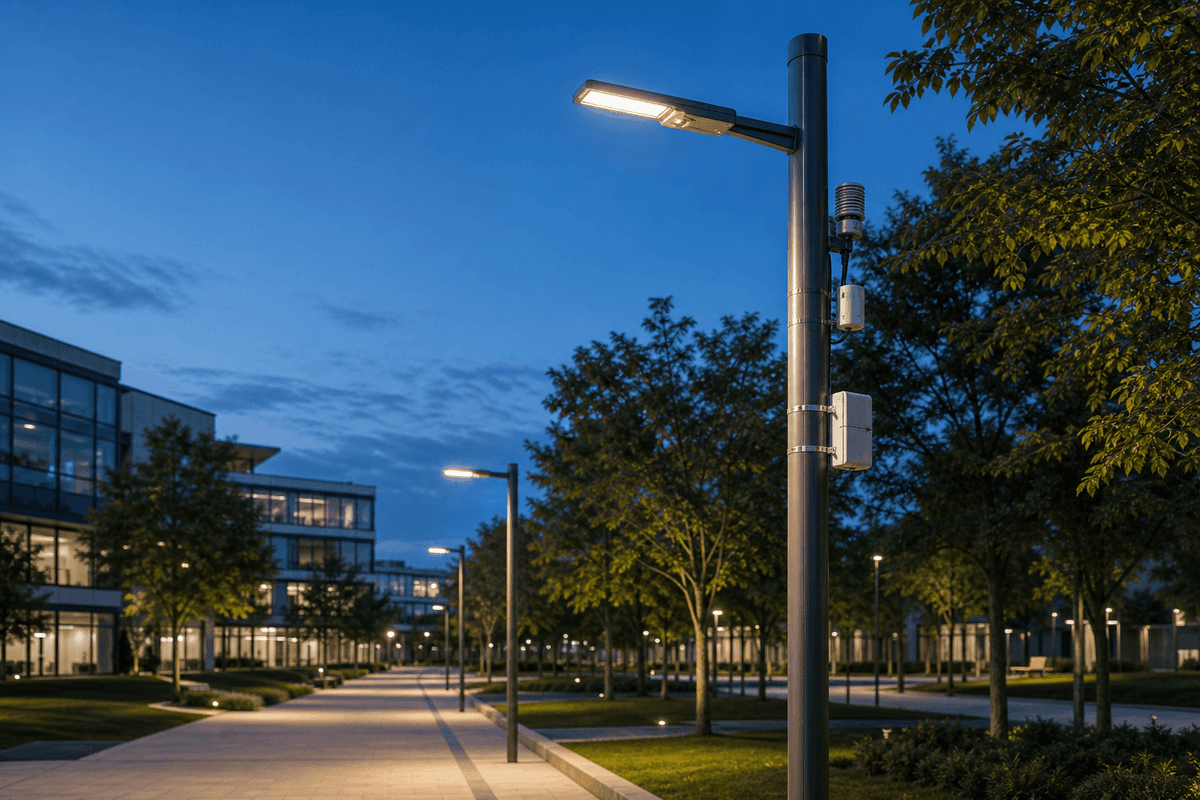 Surveillance environnementale par lampadaire intelligent : qualité de l’air…