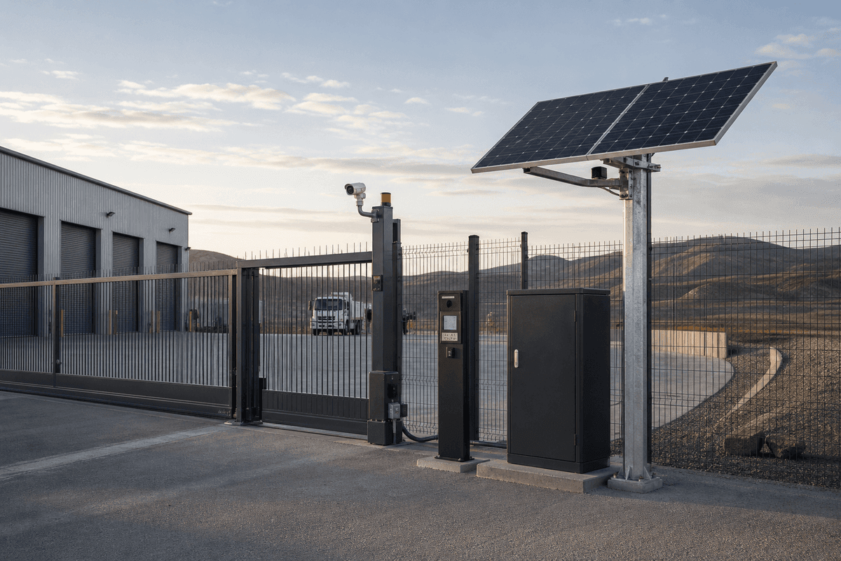 24/7 운영을 위한 태양광 기반 출입 통제 | SOLARTODO