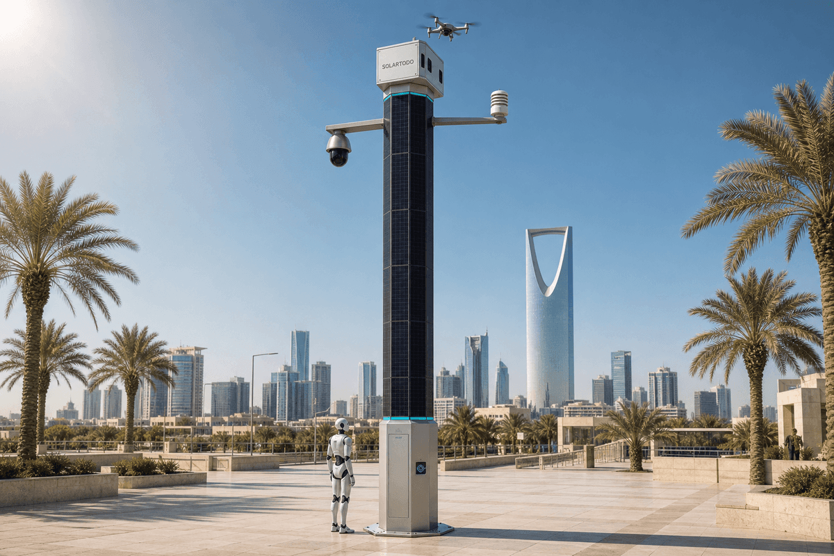 Planificación de cobertura de red Sky Hub: alcance de drones y postes…