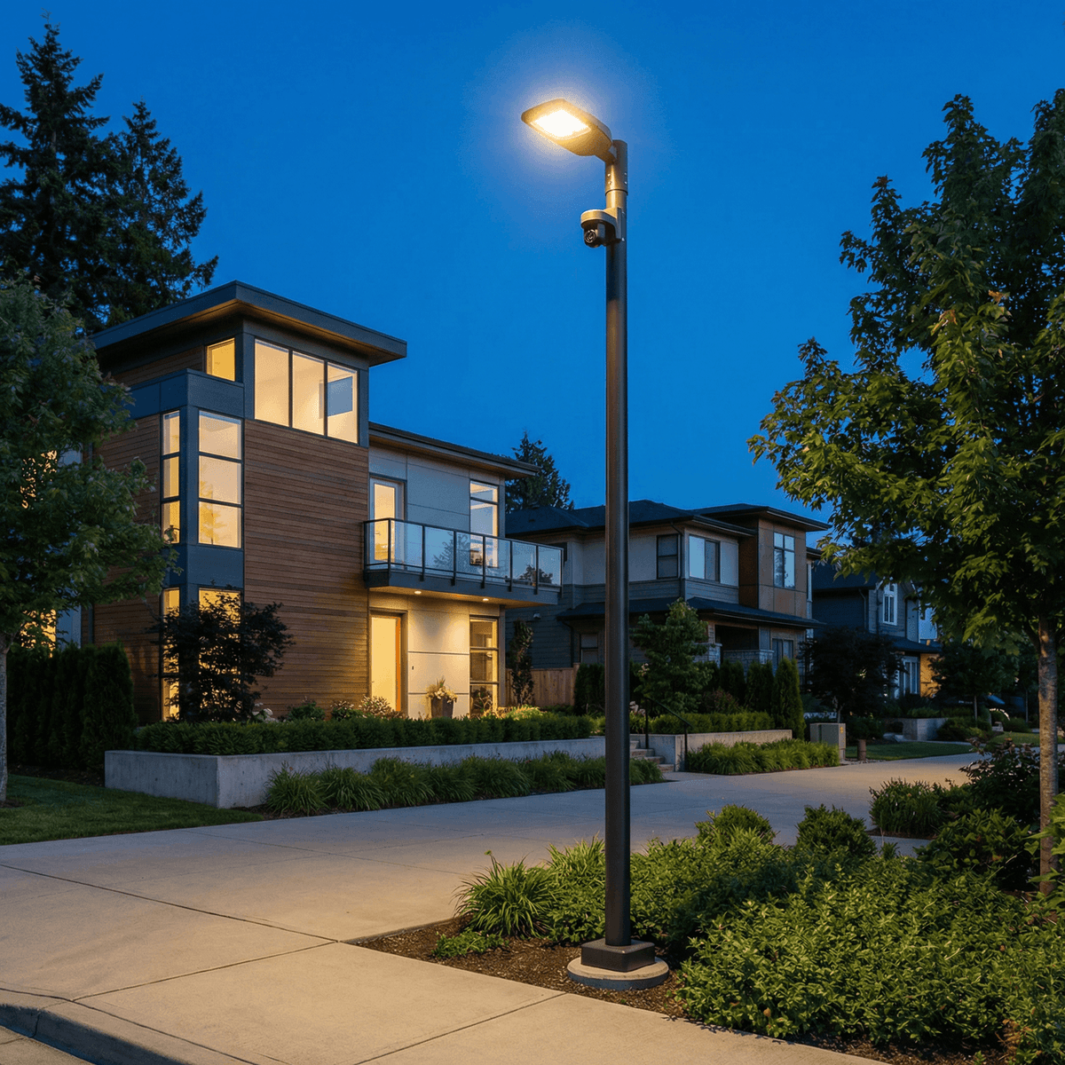 Smart Solar Streetlight Cost vs Grid for EV Corridors