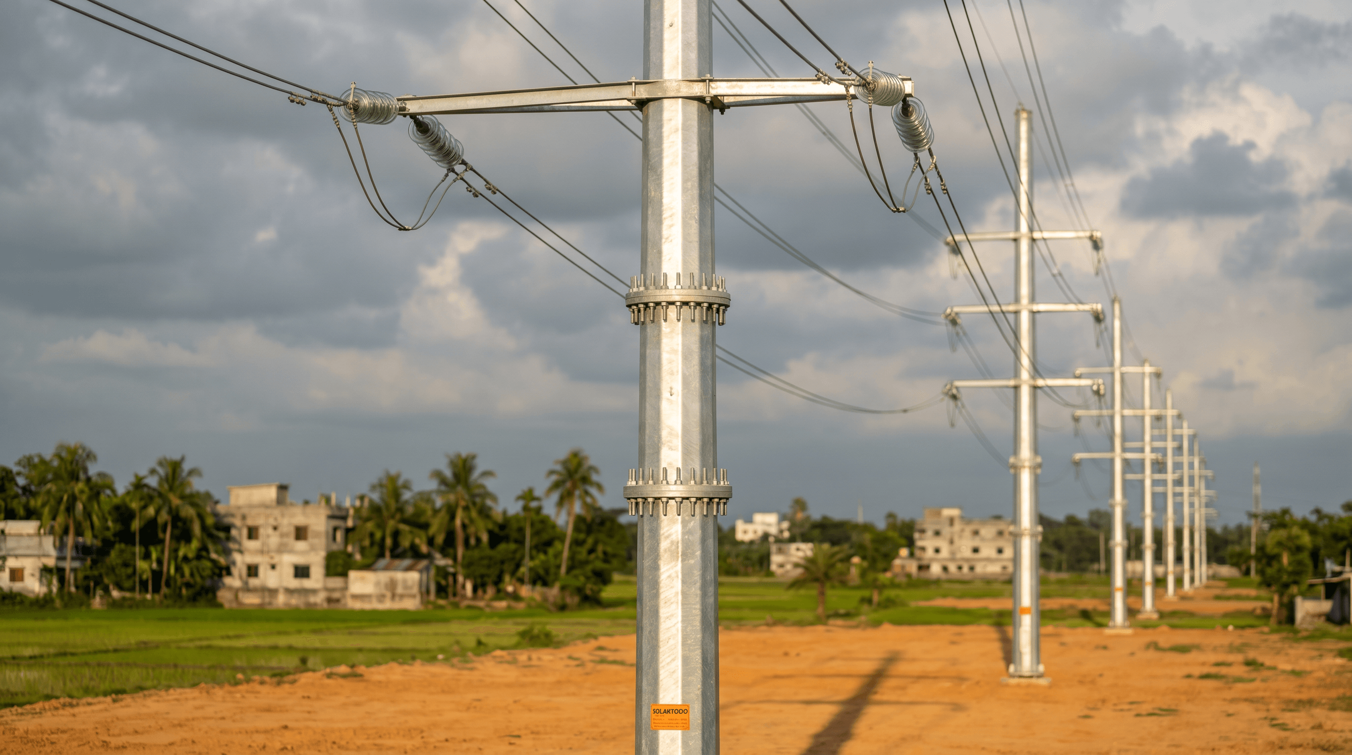 Chittagong, Bangladesh Power Transmission Tower Deployment: 264 Units ...