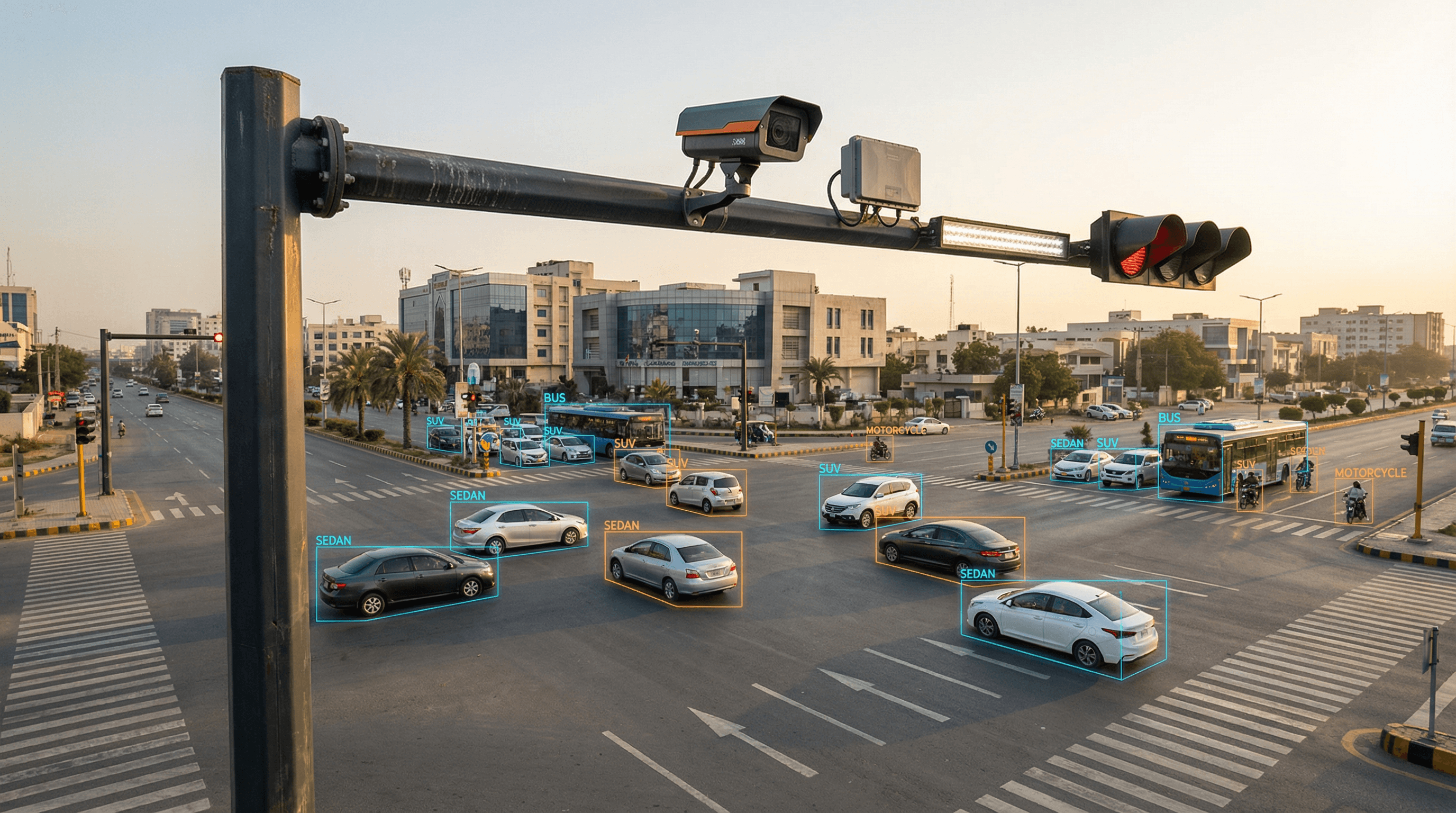 Karachi Smart Traffic System Case Study: 11 Intersections with 4-in-1 ...