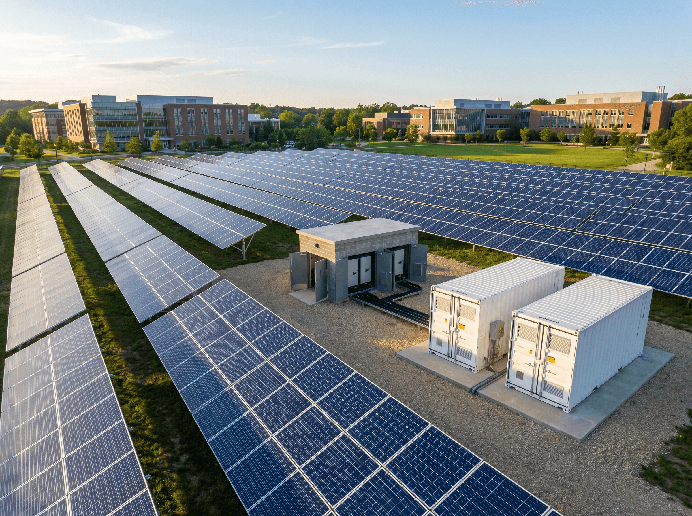 Microgrid And Solar 1MW+2MWh Campus Microgrid - Bifacial Tracker Solar PV | SOLAR TODO ...