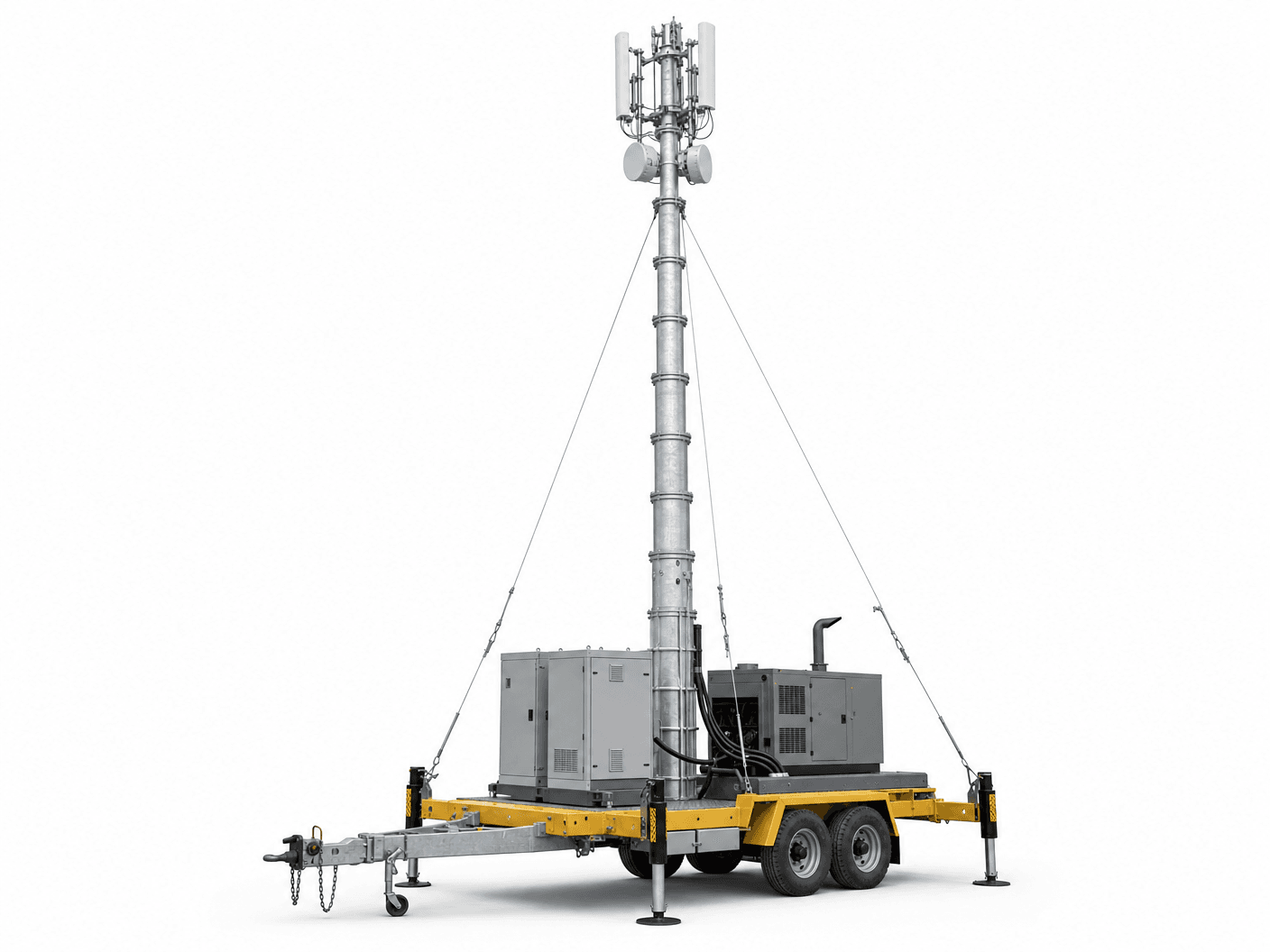 25m Stadium Event Cell-on-Wheels COW - Rapid Deployment Mobile Telecom ...